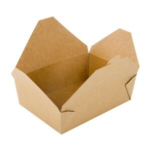 Take Out Folded Paper Boxes fold to Go