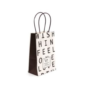 Alphabet Paper Handle Bags  Custom Logo Printed