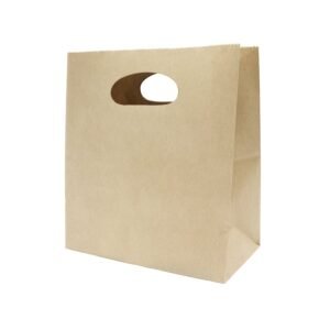 ECO D Cut Bags Brown Kraft Paper
