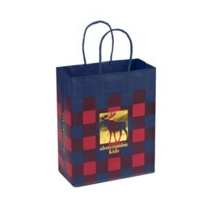 T-Cut Paper Bags Customized  printed logo