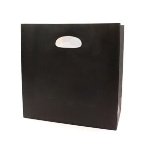 D-Cut Handle Straight Top Bags Black