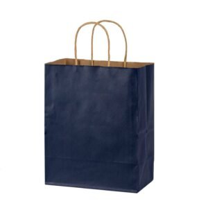 Blue twisted Handle Bags