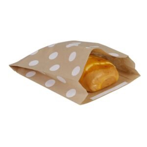 Top Seal Satchel Bag Kraft Brown