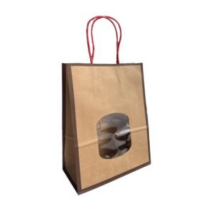 twisted Handle Bags with Window