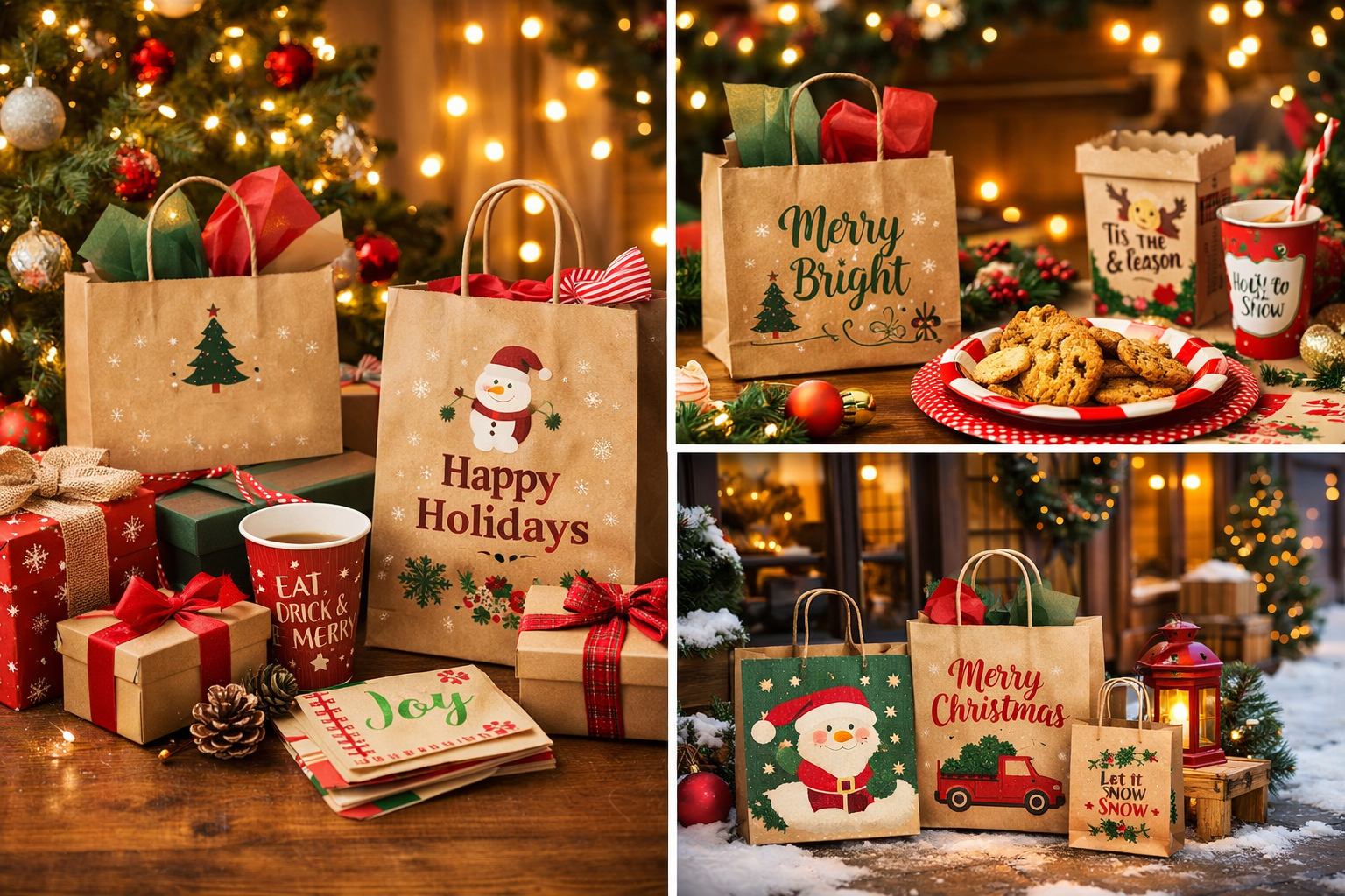 PAK2ECO CHRISTMAS PAPER BAGS